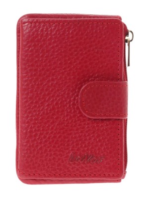 Lavor 1-6169 Μικρό Δερμάτινο Γυναικείο Πορτοφόλι Καρτών με RFID Κόκκιν...