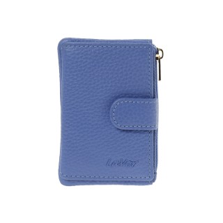 Lavor 1-6169 Μικρό Δερμάτινο Γυναικείο Πορτοφόλι Καρτών με RFID Γαλάζι...