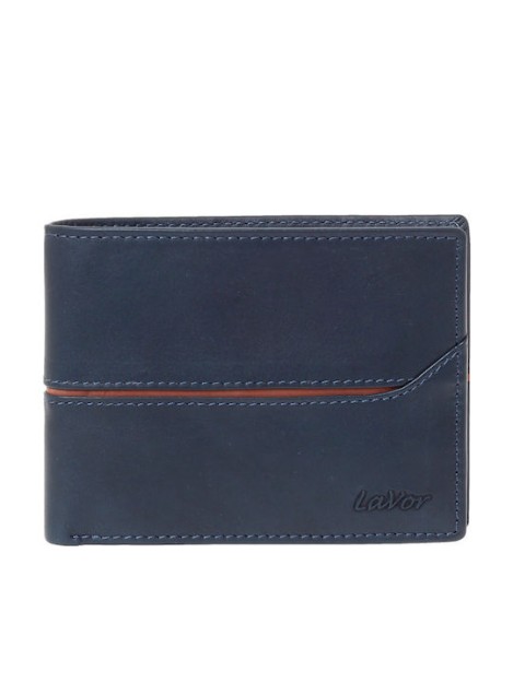 Lavor 1-6171 Δερμάτινο Ανδρικό Πορτοφόλι με RFID Μπλε Σκούρο