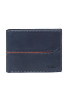 Lavor 1-6171 Δερμάτινο Ανδρικό Πορτοφόλι με RFID Μπλε Σκούρο