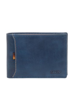 Lavor 1-6173 Δερμάτινο Ανδρικό Πορτοφόλι με RFID Μπλε