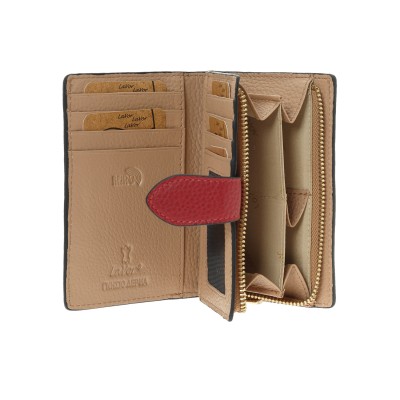 Lavor 1-6174 Δερμάτινο Γυναικείο Πορτοφόλι με RFID Κόκκινο