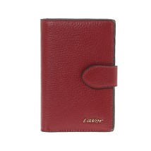 Lavor 1-6174 Δερμάτινο Γυναικείο Πορτοφόλι με RFID Κόκκινο