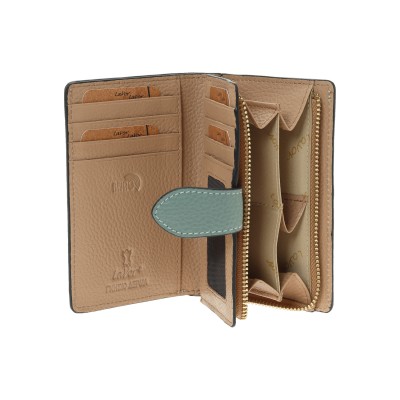 Lavor 1-6174 Δερμάτινο Γυναικείο Πορτοφόλι με RFID Μέντα