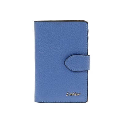 Lavor 1-6174 Δερμάτινο Γυναικείο Πορτοφόλι με RFID Γαλάζιο
