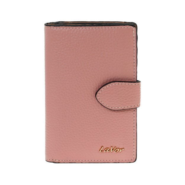 Lavor 1-6174 Δερμάτινο Γυναικείο Πορτοφόλι με RFID Pink