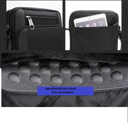 Tigernu T-L5191 Ανδρική Τσάντα Ώμου / Χιαστί Μαύρη