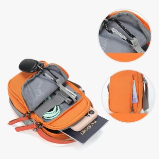 Tigernu T-S8810 Γυναικεία Τσάντα Χιαστί Πορτοκαλί