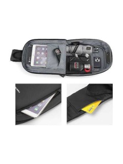 Tigernu T-S8889 Ανδρική Τσάντα Στήθους Μαύρη