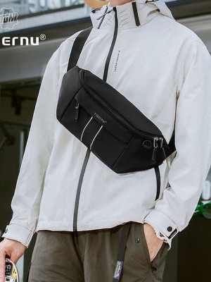 Tigernu T-S81012 Ανδρικό Τσαντάκι Μέσης Μαύρο