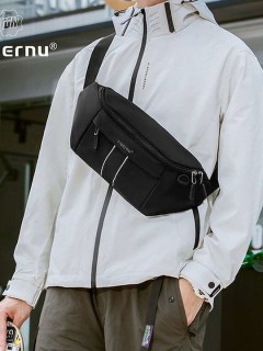 Tigernu T-S81012 Ανδρικό Τσαντάκι Μέσης Μαύρο