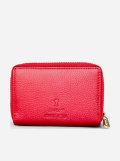 Lavor Μικρό Δερμάτινο Γυναικείο Πορτοφόλι με RFID Κόκκινο 1-6081