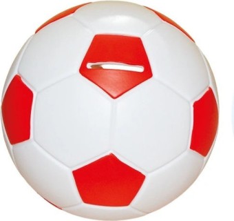 Κουμπαράς Μπάλα – 14cm Κόκκινο