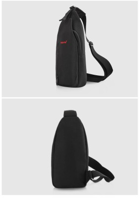 Tigernu T-S8027B Ανδρική Τσάντα Στήθους σε Μαύρο χρώμα