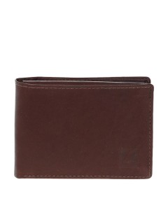 Lavor 1-2100 Δερμάτινο Ανδρικό Πορτοφόλι με RFID Καφέ