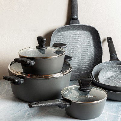 ESTIA ΚΑΤΣΑΡΟΛΑ CUISSON ΑΝΤΙΚΟΛΛΗΤΙΚΗ ΠΡΕΣΣΑΡΙΣΤΟΥ ΑΛΟΥΜΙΝΙΟΥ 28cm