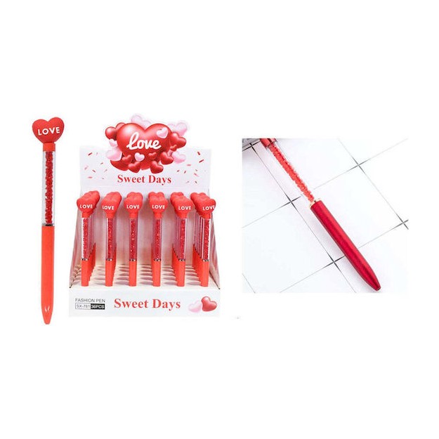 Στυλό Ballpoint με Μπλε Μελάνι (Διάφορα Σχέδια)