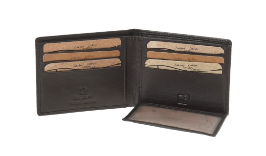 Lavor 1-2124 Δερμάτινο Ανδρικό Πορτοφόλι Μικρό Καφέ