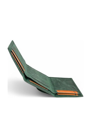 Lavor 1-2128 Δερμάτινο Ανδρικό Πορτοφόλι Καρτών με RFID Πράσινο