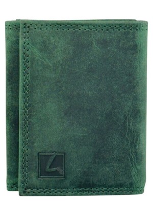 Lavor 1-2128 Δερμάτινο Ανδρικό Πορτοφόλι Καρτών με RFID Πράσινο