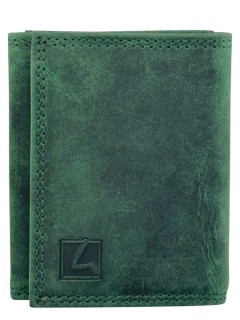 Lavor 1-2128 Δερμάτινο Ανδρικό Πορτοφόλι Καρτών με RFID Πράσινο