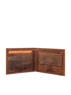 Lavor 1-2129 Δερμάτινο Ανδρικό Πορτοφόλι με RFID Καφέ