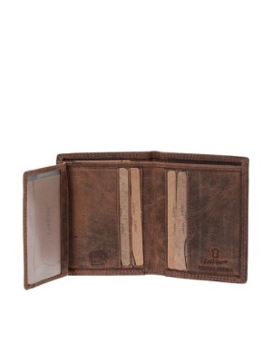 Lavor 1-2130 Δερμάτινο Ανδρικό Πορτοφόλι με RFID Καφέ