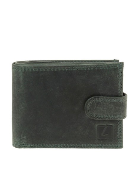 Lavor 1-2131 Δερμάτινο Ανδρικό Πορτοφόλι με RFID Πράσινο