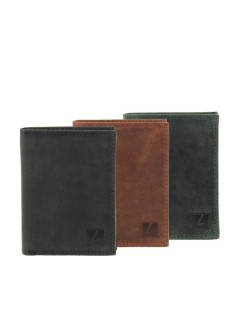 Lavor 1-2132 Δερμάτινο Ανδρικό Πορτοφόλι με RFID Πράσινο