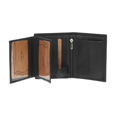 Lavor 1-2133 Δερμάτινο Ανδρικό Πορτοφόλι με RFID Μαύρο