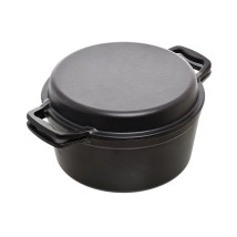 ESTIA ΚΑΤΣΑΡΟΛΑ IRON 2 ΣΕ 1 ΜΑΝΤΕΜΕΝΙΑ 25cm ΜΕ ΚΑΠΑΚΙ-ΤΗΓΑΝΙ
