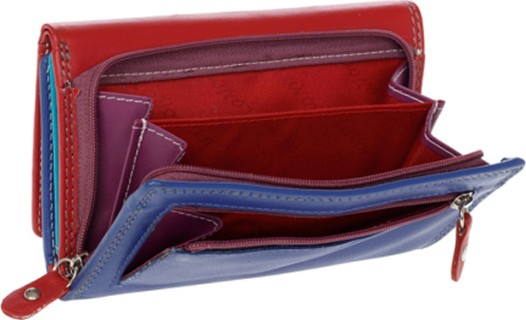 Lavor 1-3681 Μεγάλο Δερμάτινο Γυναικείο Πορτοφόλι με RFID Κόκκινο