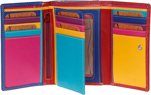 Lavor 1-3681 Μεγάλο Δερμάτινο Γυναικείο Πορτοφόλι με RFID Κόκκινο