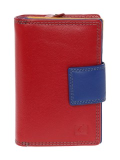 Lavor 1-3680 Μικρό Δερμάτινο Γυναικείο Πορτοφόλι με RFID Κόκκινο