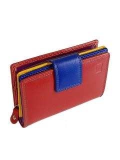 Lavor 1-3680 Μικρό Δερμάτινο Γυναικείο Πορτοφόλι με RFID Κόκκινο