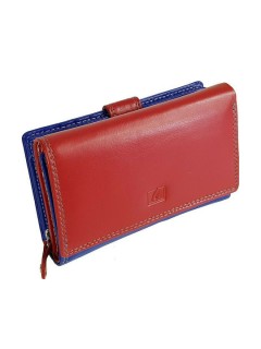 Lavor 1-3683 Μεγάλο Δερμάτινο Γυναικείο Πορτοφόλι με RFID Κόκκινο