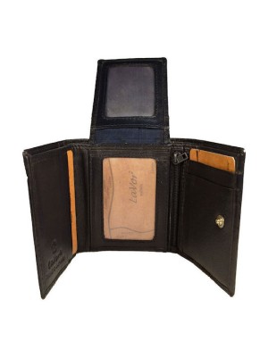 Lavor 1-3305 Δερμάτινο Ανδρικό Πορτοφόλι Καρτών με RFID Μαύρο