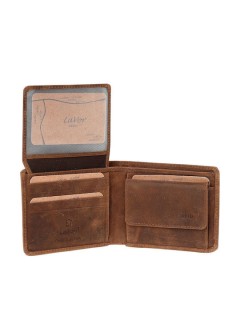 Lavor 1-3430 Δερμάτινο Ανδρικό Πορτοφόλι Κονιάκ