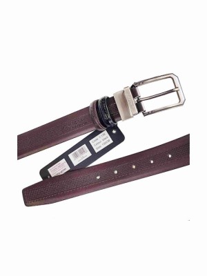 Lavor 1-138 Ανδρική Ζώνη Δερμάτινη Διπλής Όψης Μαύρη 120cm