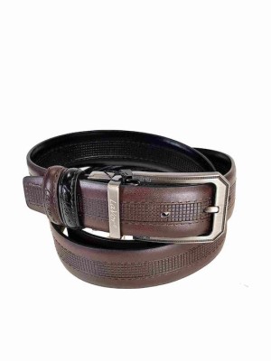 Lavor 1-138 Ανδρική Ζώνη Δερμάτινη Διπλής Όψης Μαύρη