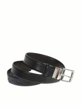 Lavor 1-81 Ανδρική Ζώνη Δερμάτινη Διπλής Όψης Black / Brown 120cm