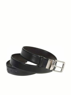 Lavor 1-81 Ανδρική Ζώνη Δερμάτινη Διπλής Όψης Black / Brown 150cm