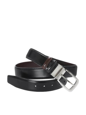 Lavor 1-82 Ανδρική Ζώνη Δερμάτινη Διπλής Όψης Καφέ