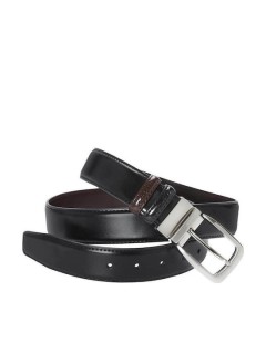 Lavor 1-82 Ανδρική Ζώνη Δερμάτινη Διπλής Όψης Καφέ