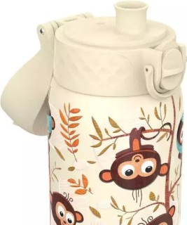 Ion8 Παιδικό Παγούρι Ανοξείδωτο Μεταλλικό Μπεζ 400ml