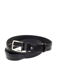 Lavor 1-148 Ανδρική Ζώνη Δερμάτινη Μαύρη 130cm