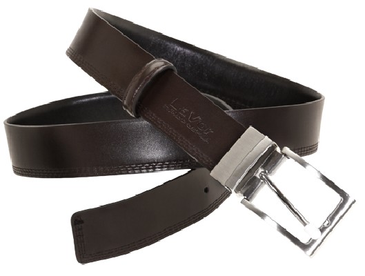 Lavor 1-85 Ανδρική Ζώνη Δερμάτινη Καφέ 130cm