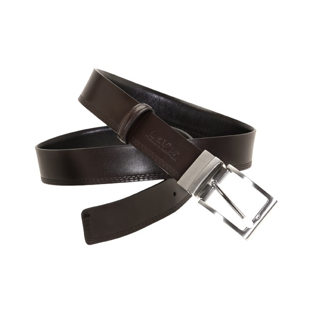 Lavor 1-85 Ανδρική Ζώνη Δερμάτινη Καφέ 130cm