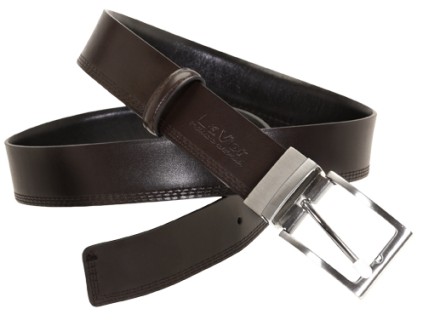 Lavor 1-85 Ανδρική Ζώνη Δερμάτινη Καφέ 130cm