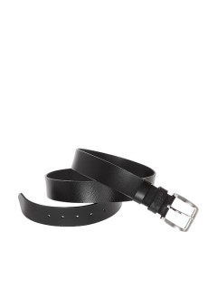 Lavor 1-110 Φαρδιά Ανδρική Ζώνη Δερμάτινη Μαύρη 120cm